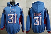 Nike Titans 31 Kevin Byard Light Blue All Stitched Pullover Hoodie,baseball caps,new era cap wholesale,wholesale hats
